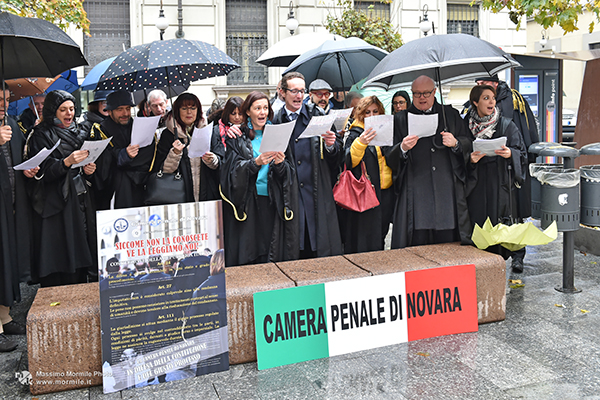 Corteo Camera Penale (Foto: Massimo Mormile).