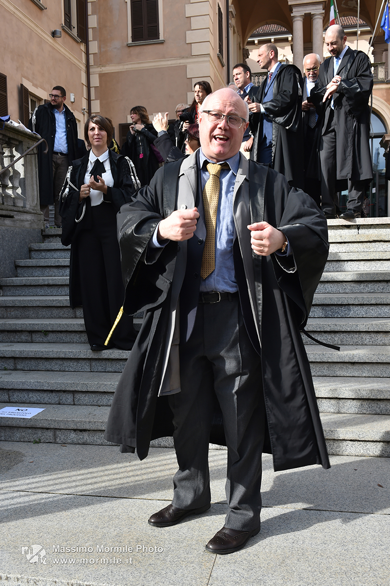 Flash mob in toga (Foto: Massimo Mormile).