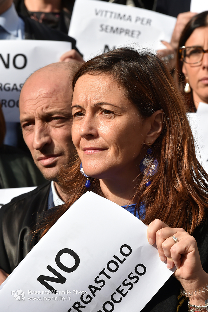 Flash mob in toga (Foto: Massimo Mormile).