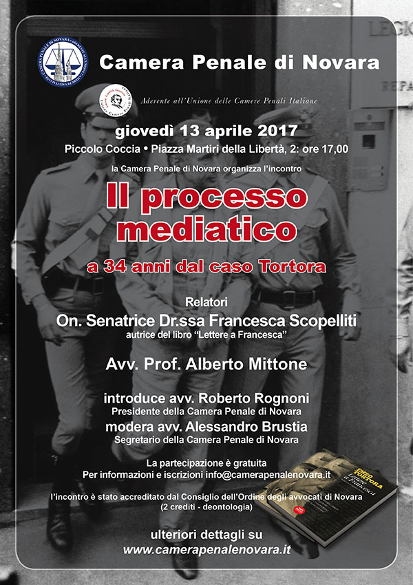 Il processo mediatico, a 34 anni dal caso Tortora.