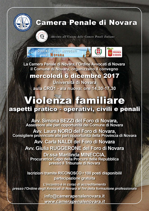 Violenza familiare: aspetti pratico - operativi, civili e penali.