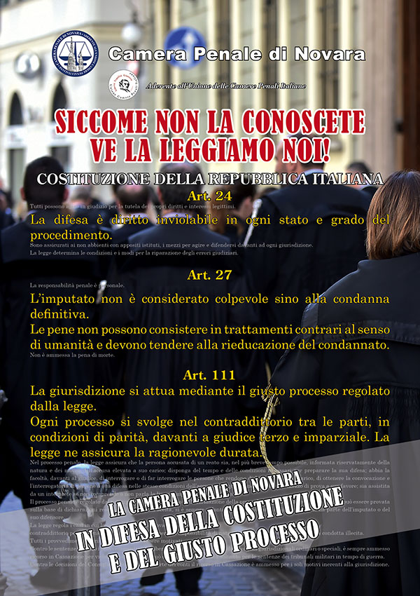 Siccome non la conoscete ve la leggiamo noi! Siccome non la conoscete ve la leggiamo noi!