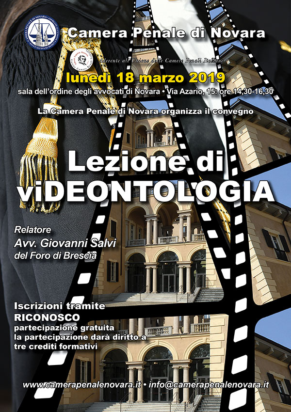 Lezione di viDEONTOLOGIA Lezione di viDEONTOLOGIA