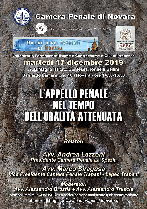 L'appello penale nel tempo dell'oralità attenuata. L'appello penale nel tempo dell'oralità attenuata.